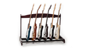 Mahogany Guitar Rack - 6 Slot